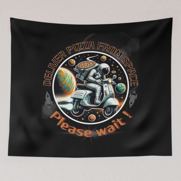 Item preview, Deliver Pizza from Space designed and sold by chanyawee.