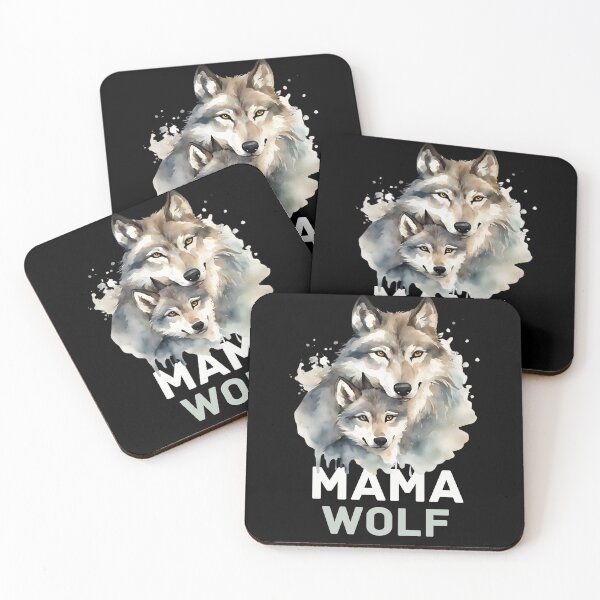 Item preview, Watercolour Mama Wolf - Happy Mother's Day designed and sold by LEOOTY.