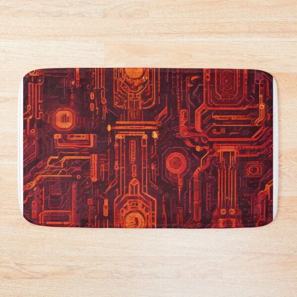 Item preview, Quantum computing digitalization Genetic engineering design print designed and sold by Anshu3813.