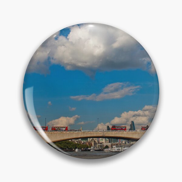 Item preview, Red London Buses Waterloo Bridge England designed and sold by AndyEvansPhotos.