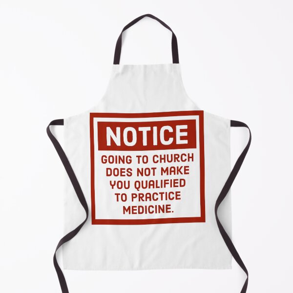 Item preview, Church is not a medical qualification  designed and sold by Rachel the Artist .