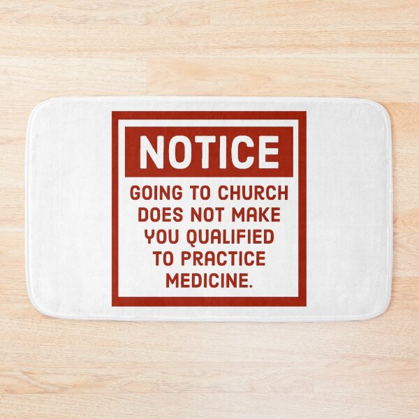 Item preview, Church is not a medical qualification  designed and sold by Rachel the Artist .