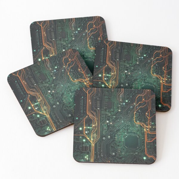 Item preview, Quantum computing digitalization Genetic engineering design print designed and sold by Anshu3813.