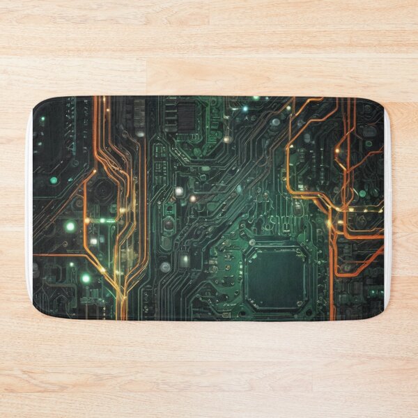 Item preview, Quantum computing digitalization Genetic engineering design print designed and sold by Anshu3813.