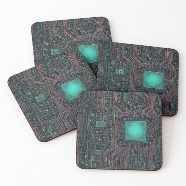 Item preview, Quantum computing digitalization Genetic engineering design print designed and sold by Anshu3813.