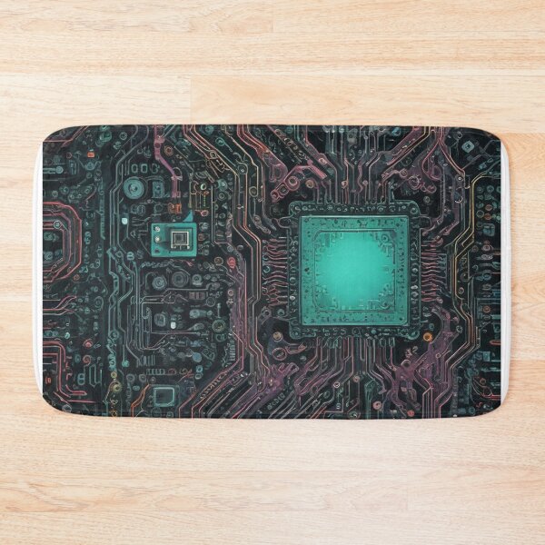 Item preview, Quantum computing digitalization Genetic engineering design print designed and sold by Anshu3813.