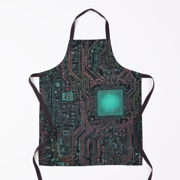 Item preview, Quantum computing digitalization Genetic engineering design print designed and sold by Anshu3813.
