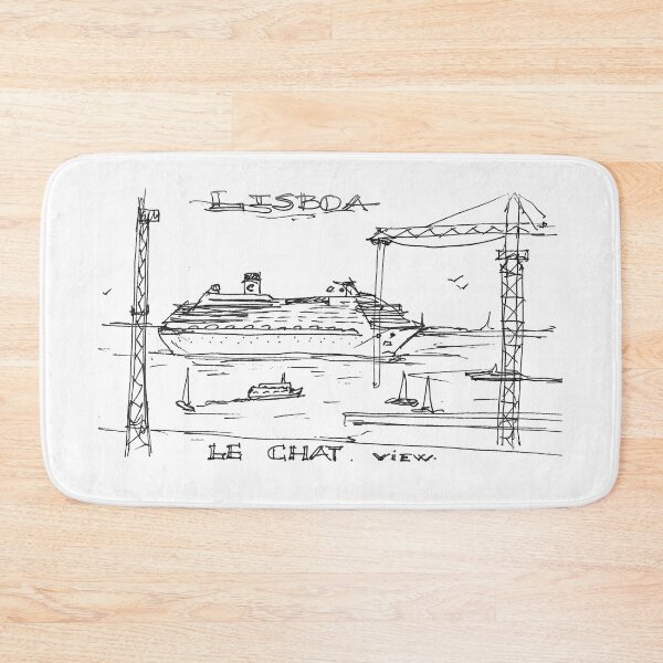 Item preview, le chat view. Lisbon. designed and sold by Tereza Pilar  Art.