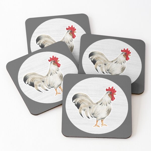 Item preview, Rooster Watercolor Drawing designed and sold by LivingColorful.