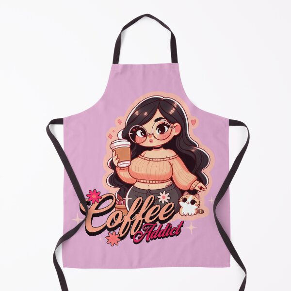 Item preview, Cute n' Curvy Coffee Addict designed and sold by JMKarts.