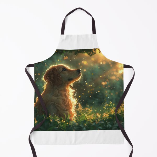 Item preview, Tranquil Pup Amidst Emerald Canopy at Twilight designed and sold by Shirtastically.