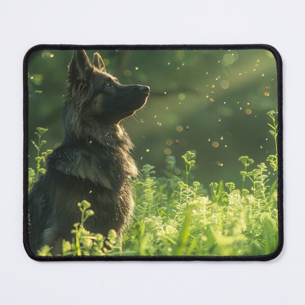 Item preview, Mystical Pup's Adventure in the Emerald Grove at Twilight designed and sold by Shirtastically.