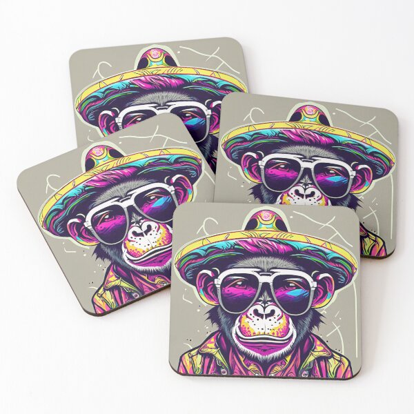 Item preview, Mexican Party Chimp designed and sold by Boxing Kangaroo Retail Company.
