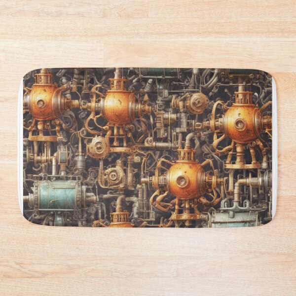 Item preview, Machinery simulation genetic engineering design print designed and sold by Anshu3813.