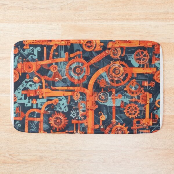 Item preview, Machinery simulation genetic engineering design print designed and sold by Anshu3813.