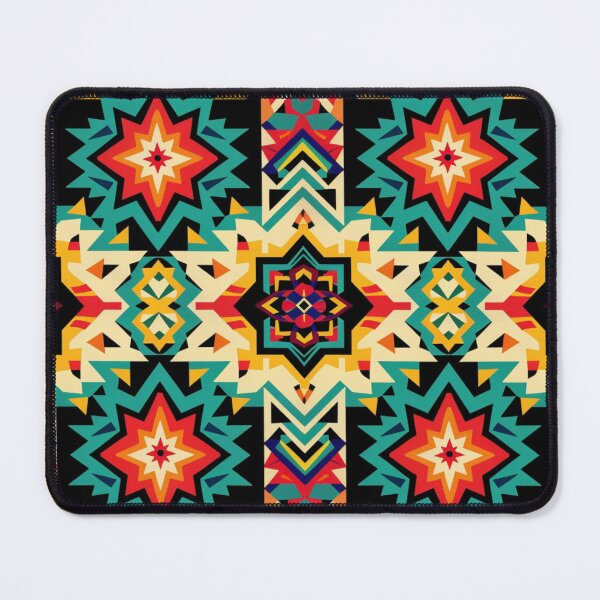 Item preview, Colorful Geometric Mexico Pattern designed and sold by NicolasGlowArt.