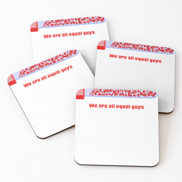 Item preview, Console War We Are All Equal Guys  designed and sold by LatoshaSmith00.