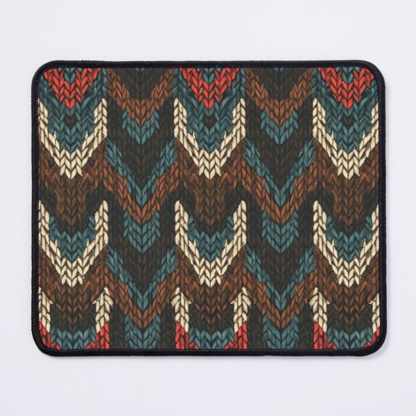 Item preview, Knitted Colorful Pattern designed and sold by NicolasGlowArt.