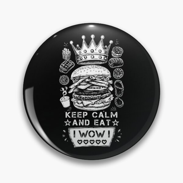 Item preview, Crown Keep Calm And Eat WOW. designed and sold by Giulivo Store Graphic.