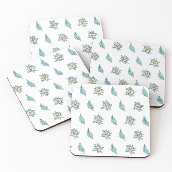 Item preview, Sunshine Eucalyptus Delight - Yellow Flower Leaf Seamless Pattern designed and sold by SPIRIMAL.