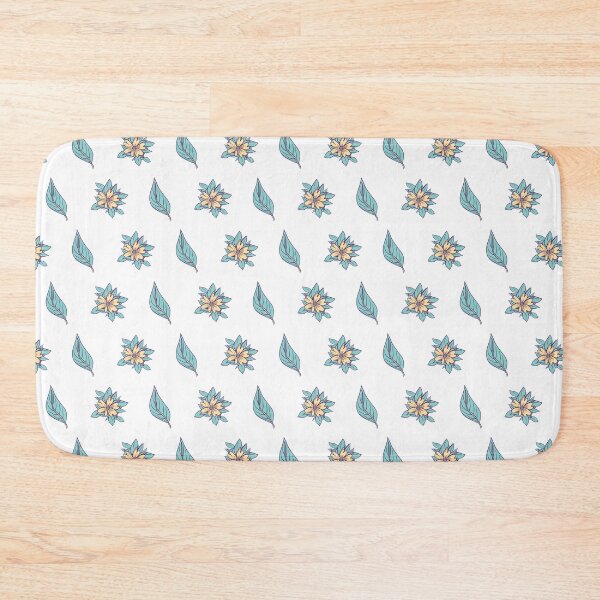 Item preview, Sunshine Eucalyptus Delight - Yellow Flower Leaf Seamless Pattern designed and sold by SPIRIMAL.