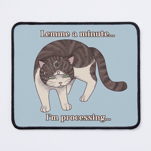 Item preview, Lemme a minute, I'm processing designed and sold by Nika Creations.
