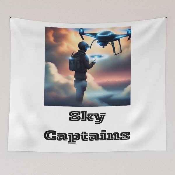 Item preview, drone pilot surrounded by clouds designed and sold by Yeyishop.