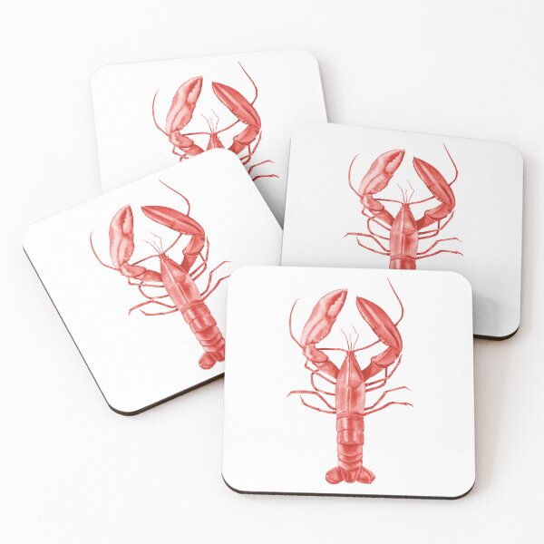 Item preview, Red lobster illustration designed and sold by InnaPatiutko.