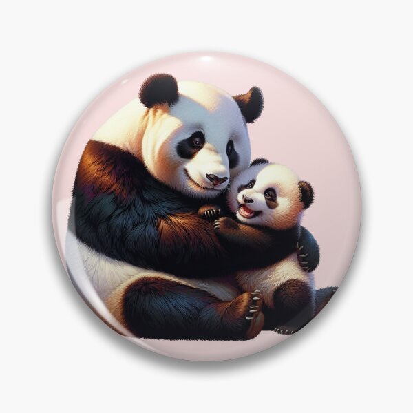 Item preview, Mama and Baby Panda Bear Design designed and sold by AnalajiaDesigns.