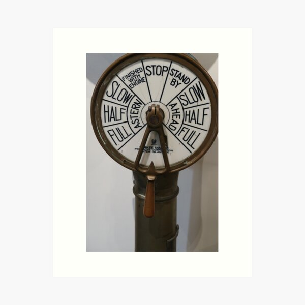 Item preview, Engine Order Telegraph from ship designed and sold by QueenEstherLLC.