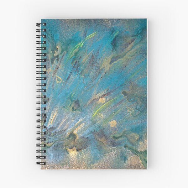 Item preview, Abstract Wind Blown Aqua Floral designed and sold by artisttype.