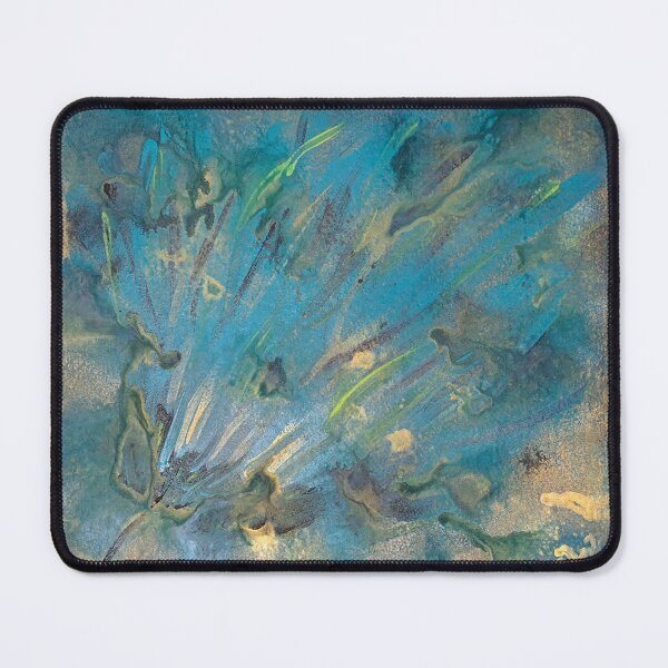 Item preview, Abstract Wind Blown Aqua Floral designed and sold by artisttype.