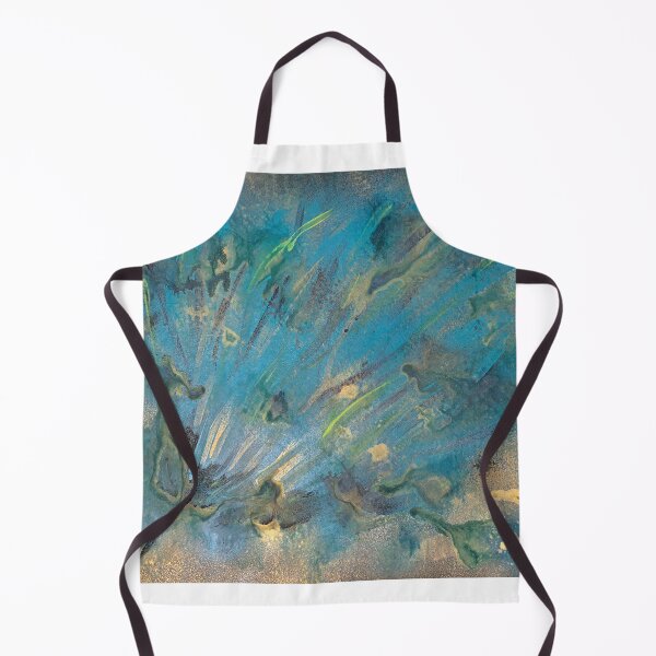 Item preview, Abstract Wind Blown Aqua Floral designed and sold by artisttype.