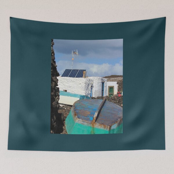 Item preview, Lobos Island Fishing Cottages Vertical designed and sold by eddiebarronshop.