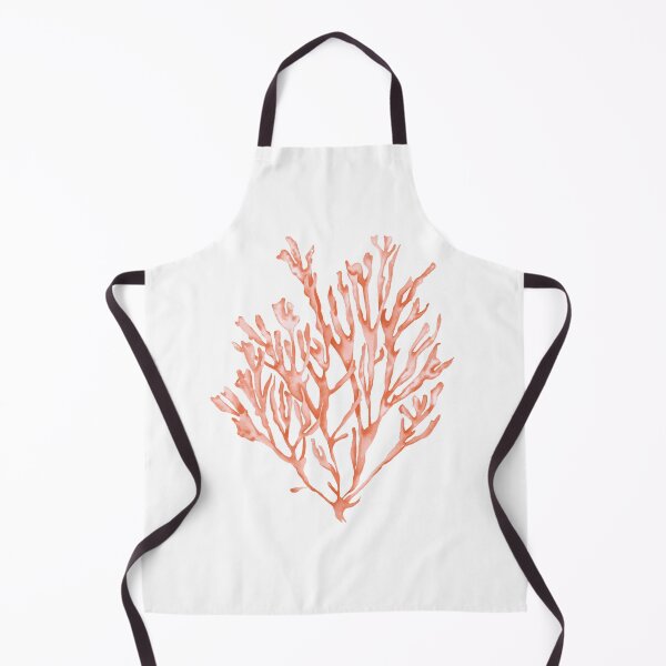 Item preview, Coral seaweed illustration for coastal decor designed and sold by InnaPatiutko.
