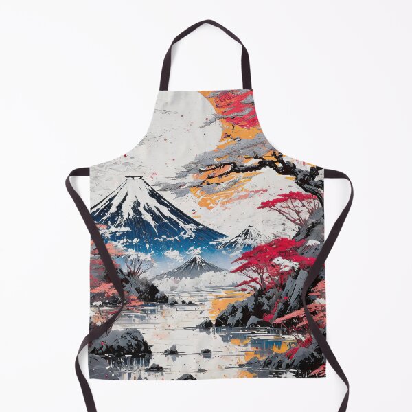 Item preview, Ukiyo-e Inspired Landscape, Ancient Japanese Art/8 designed and sold by Synthwave Poem.