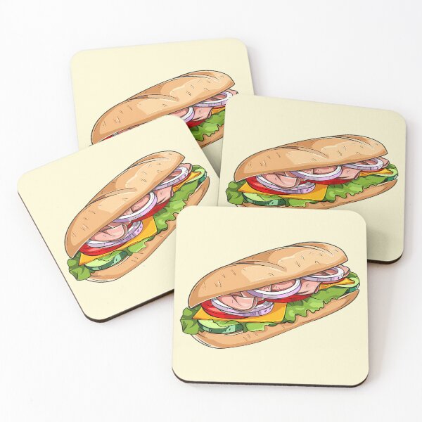 Item preview, Sub Sandwich with Ham designed and sold by sakurashorty.