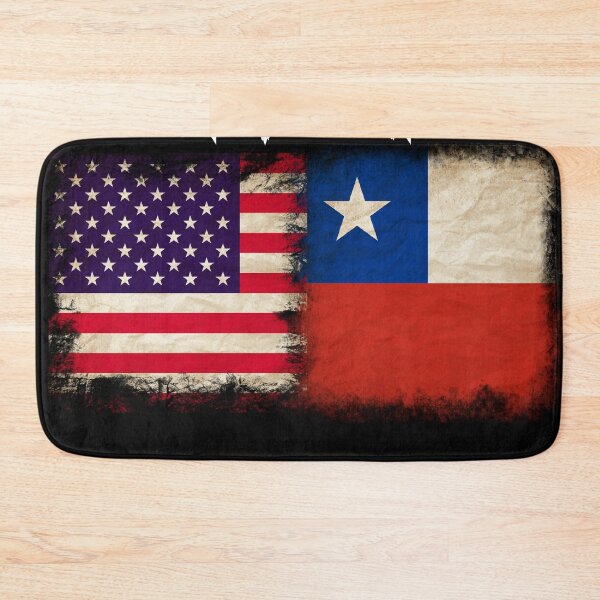 Item preview, US Flag and Chilean Flag Pride Wear Design designed and sold by LovelyHappyGift.