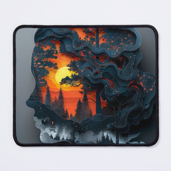 Item preview, Mother of the Winter Sunset Papercut designed and sold by OccultDreams.