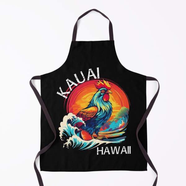 Item preview, Kauai Hawaii - Rooster (with White Lettering) designed and sold by VelvetRoom.