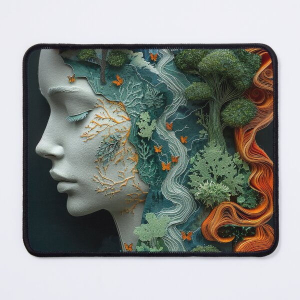 Item preview, Youthful Gaia Layered Papercut designed and sold by OccultDreams.