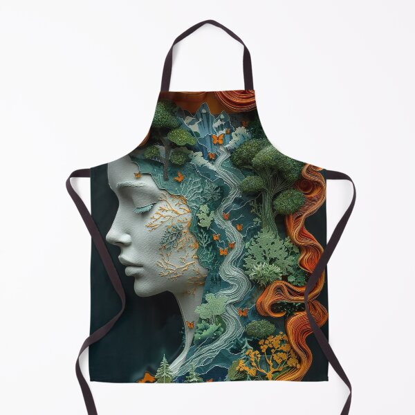 Item preview, Youthful Gaia Layered Papercut designed and sold by OccultDreams.