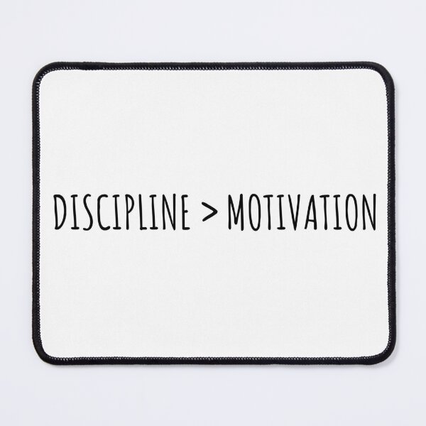 Item preview, DISCIPLINE > MOTIVATION designed and sold by Niks-Shop.