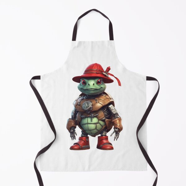 Item preview, Turtle Robot with Red Hat 3 designed and sold by gao7650.