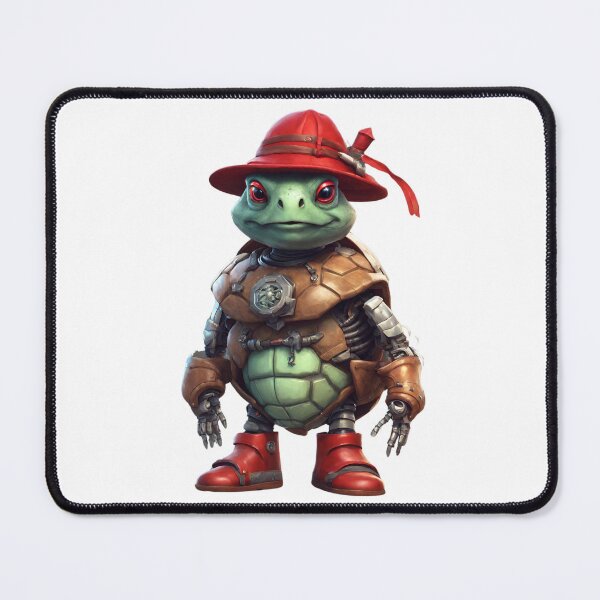 Item preview, Turtle Robot with Red Hat 3 designed and sold by gao7650.