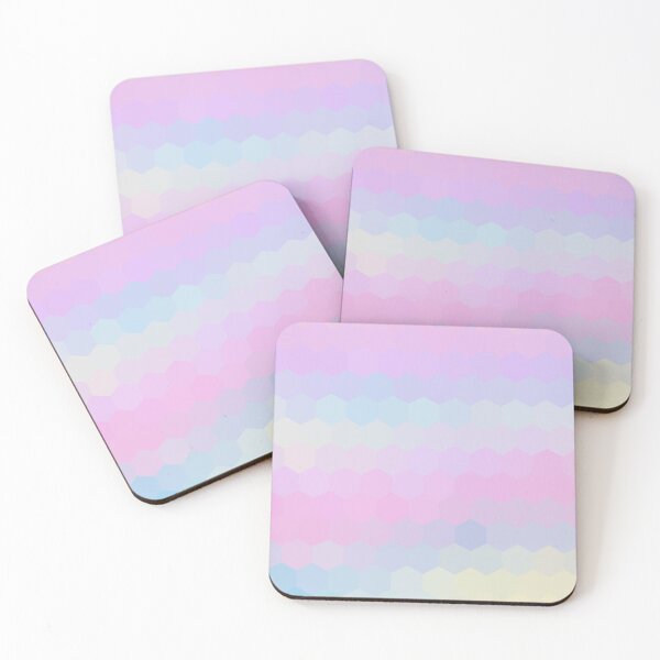 Item preview, Ombre Pastel Hexagons  designed and sold by JaygiesDesign.