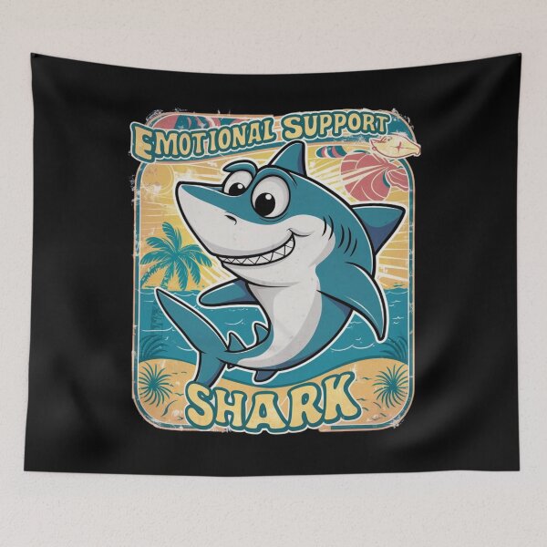 Item preview, Emotional Support Shark funny gift t-shirt  designed and sold by urszulakier.