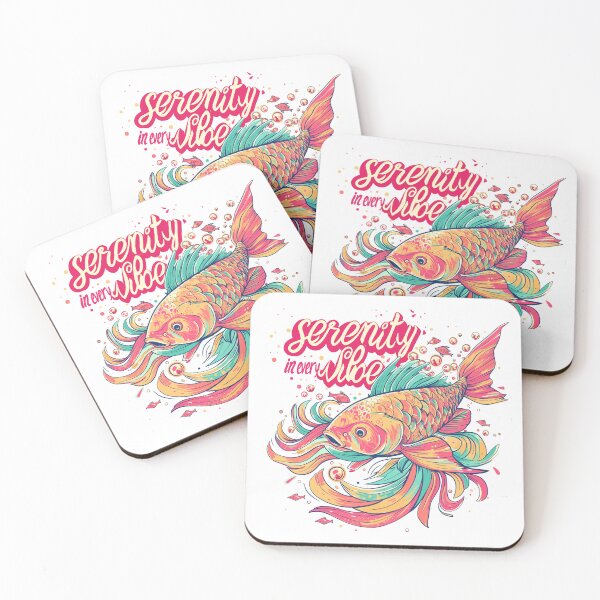 Item preview, "Calmness in every mood" colorful fish designed and sold by FinFriends.