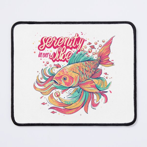 Item preview, "Calmness in every mood" colorful fish designed and sold by FinFriends.