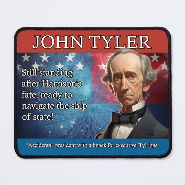 Item preview, John Tyler Electoral Poster designed and sold by Static-Panda.